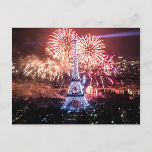 Cartão postal Torre Eiffel, Paris, França