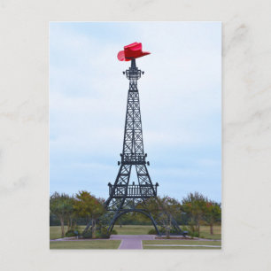 Cartão Postal Torre Eiffel, Paris, Texas