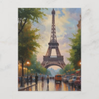 Torre Eiffel Paris Viagem Arte Retro Vintage