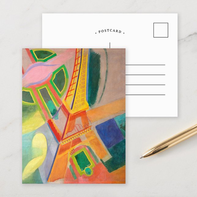 Cartão Postal Torre Eiffel | Robert Delaunay (Criador carregado)