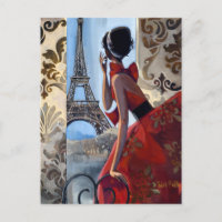 Torre Eiffel, Vestido Vermelho, Vamos Ir