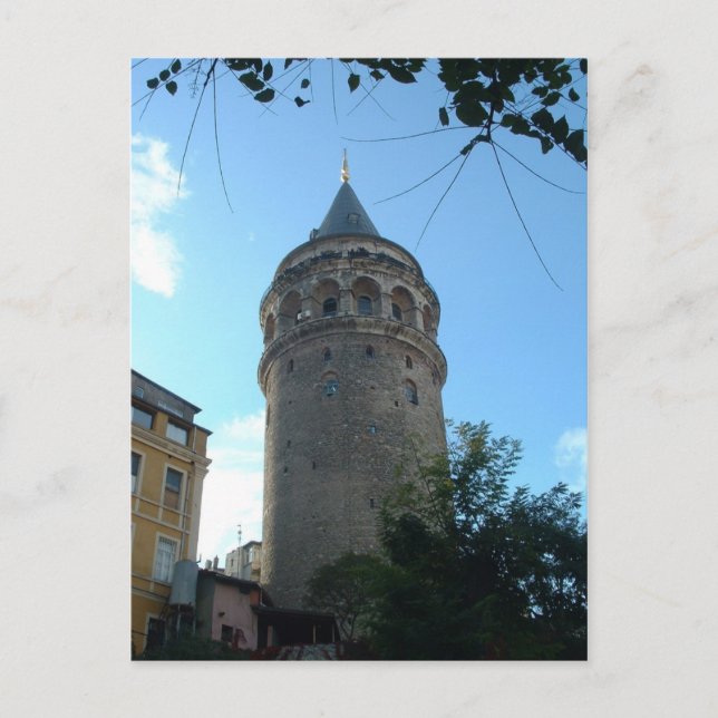 Cartão Postal Torre Galata (Frente)