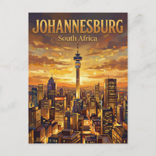 Cartão Postal Torre Hillbrow África do Sul