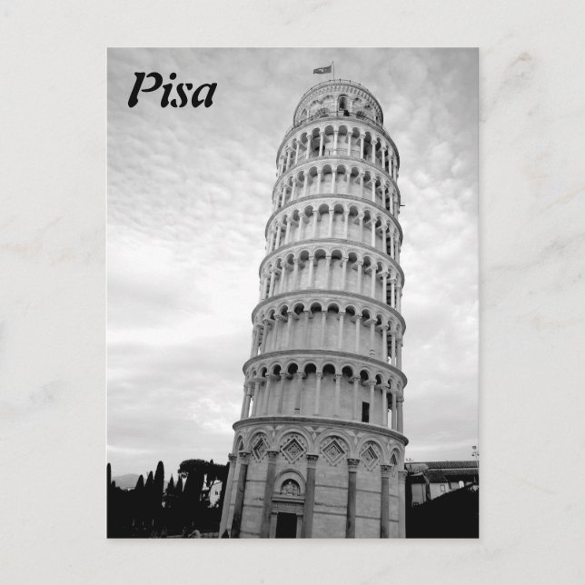 Cartão Postal Torre inclinada de Pisa (Frente)