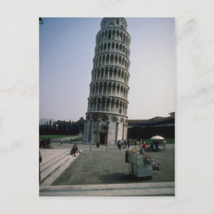 Cartão Postal Torre inclinada de Pisa, Itália