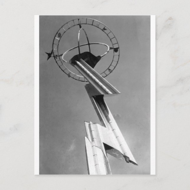 Cartão Postal Torre Justa Mundial de 1939 em Nova Iorque (Frente)