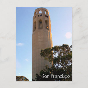 Cartão Postal torre lillian coit
