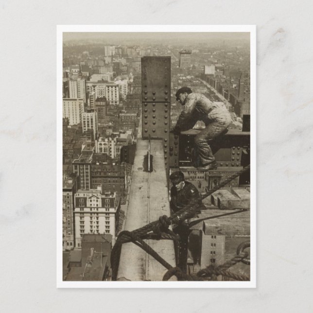 Cartão Postal Torre Metropolitana sobre Quinta Avenida e Par Cen (Frente)