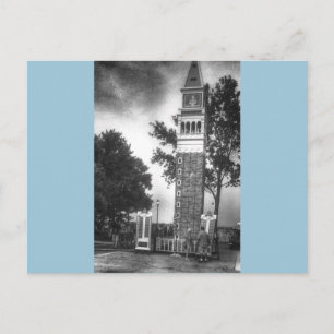 Cartão Postal Torre Negra E Branca