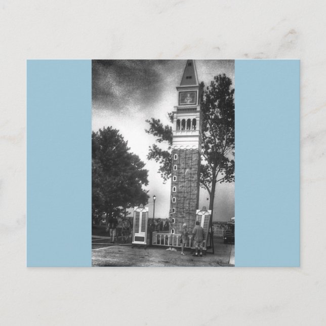 Cartão Postal Torre Negra E Branca (Frente)