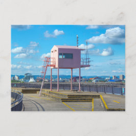 Cartão Postal Torre rosa/Hut Cardiff Bay Cardiff, País de Gales