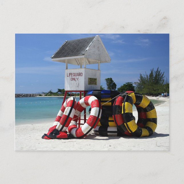 Cartão Postal Torre salva-vidas (Frente)