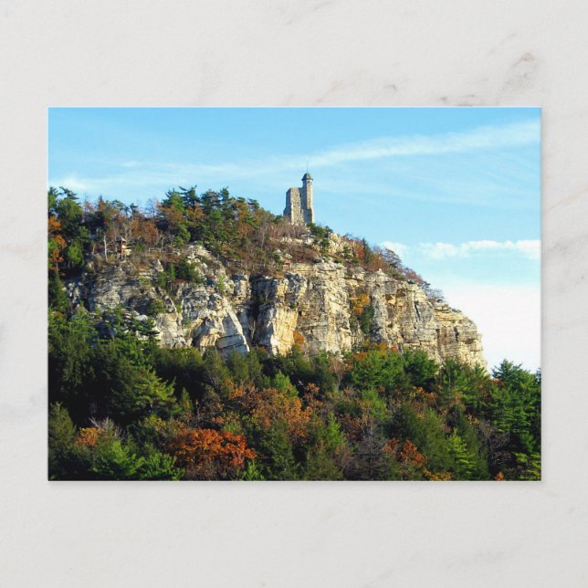Cartão Postal Torre Skytop no outono (Frente)