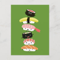 Torre Sushi - Uma Pilha Feliz de Amigos Sushi