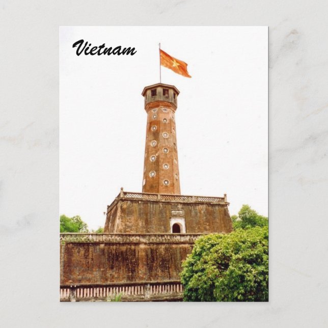 Cartão Postal torre vietnam (Frente)