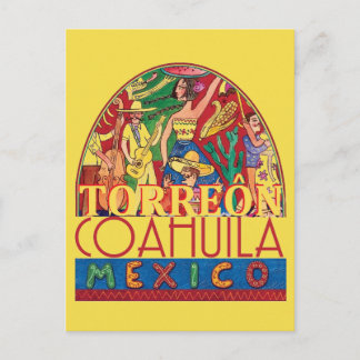 Cartão Postal TORREON México