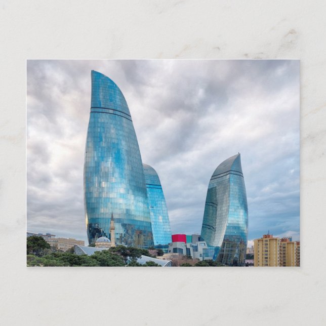 Cartão Postal Torres de chamas (Frente)