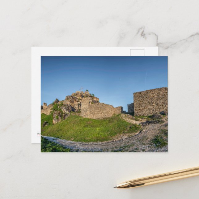 Cartão Postal Torres de Marko - Prilep, cartão-postal Macedônia (Frente/Verso In Situ)