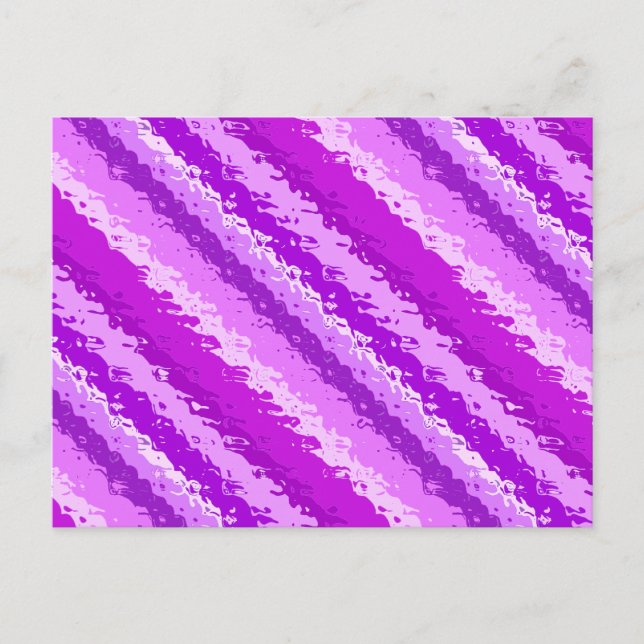 Cartão Postal Torres de vidro - tons roxos de ametista (Frente)