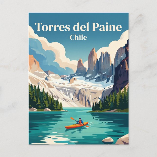 Cartão Postal Torres del Paine Chile (Frente)