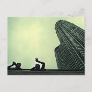 Cartão Postal torres gêmeas petronas
