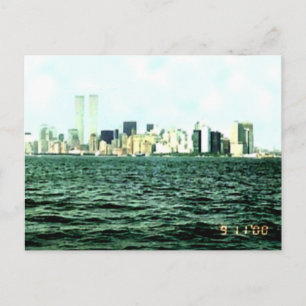 Cartão Postal Torres Gêmeas Um Ano Antes De 9/11