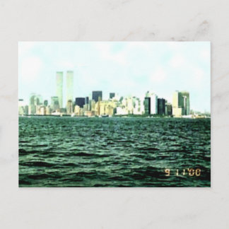 Cartão Postal Torres Gêmeas Um Ano Antes De 9/11