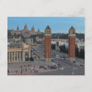 Cartão Postal Torres venezianas de Barcelona