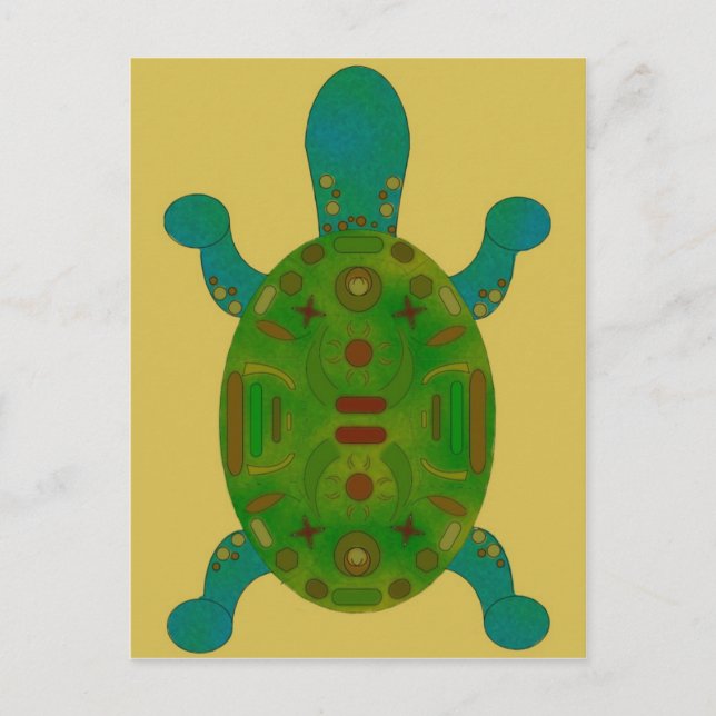 Cartão Postal Tort Marrom (Frente)