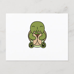 Cartão Postal Tortoise Burrito Lover