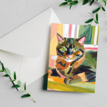 Tortoisinferno Cat | Linda Pintura De Gato