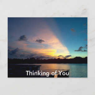 Cartão Postal Tortuguero Sunset - Linda Costa Rica