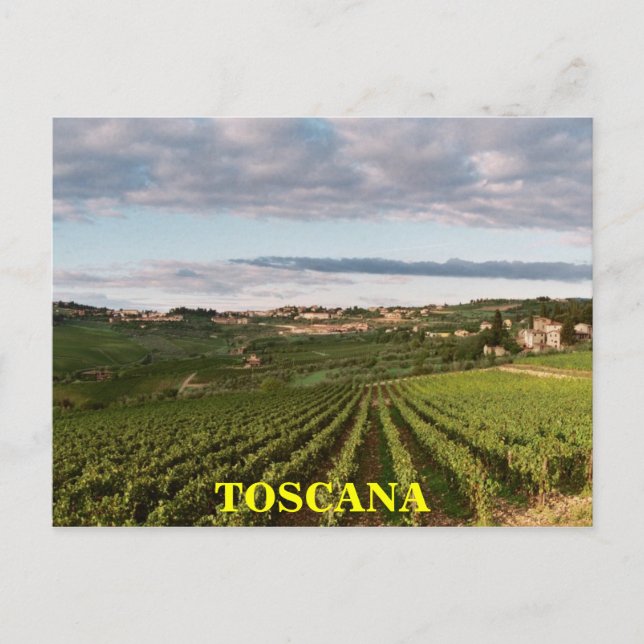 Cartão Postal Toscana (Frente)