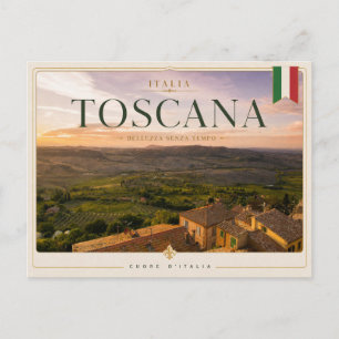 Cartão Postal Toscana - Itália (Beleza Atemporal)