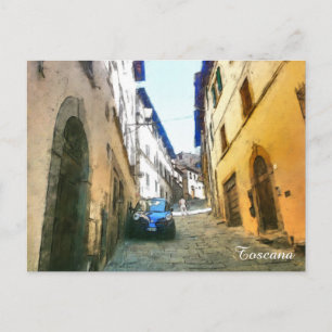 Cartão Postal Toscana. Itália. Cortona.