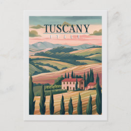 Cartão Postal Toscana Itália - Viagem
