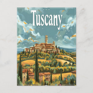 Cartão Postal Toscana Vintage