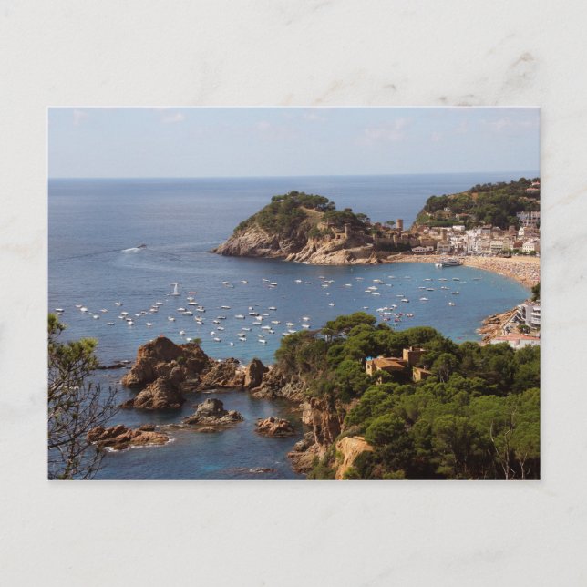 Cartão Postal TOSSA DE MAR. Cidade localizada em Costa Brava. (Frente)