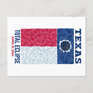 Cartão postal Total Eclipse do Texas