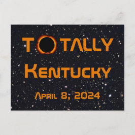 Cartão Postal Totalmente Kentucky 2024 Solar Eclipse