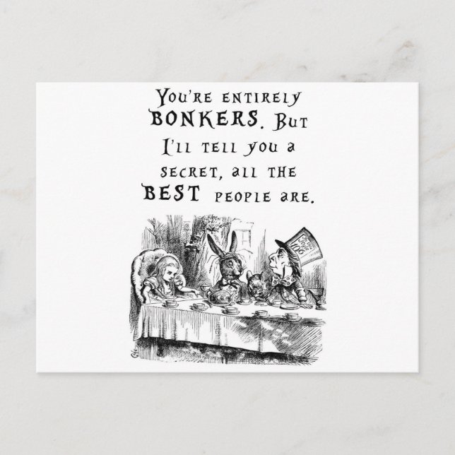 Cartão Postal totalmente loucos A4 (Frente)