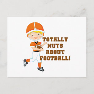 Cartão Postal Totalmente Loucos Sobre Futebol