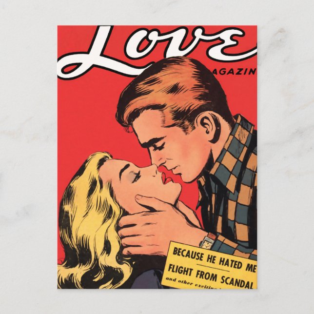 Cartão Postal Totalmente no amor (Frente)