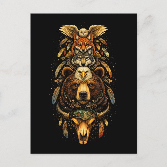 Cartão Postal Totem Ascendant (Frente)
