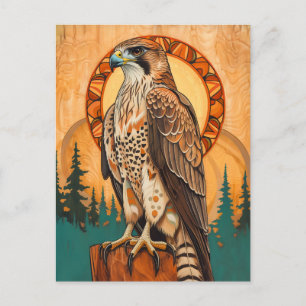 Cartão Postal Totem do Falcão – Espírito Visionário Art Déco