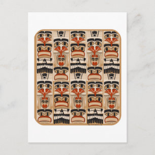 Cartão Postal Totem Pole