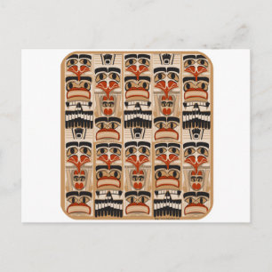 Cartão Postal Totem Pole