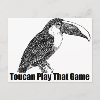 Cartão Postal Toucan Jogue Esse Jogo