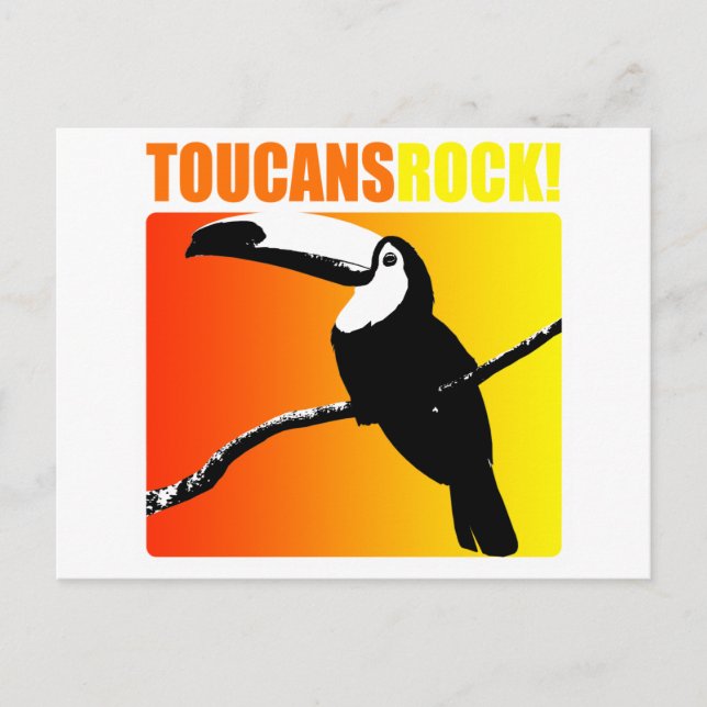 Cartão Postal Toucans Rock! (Frente)