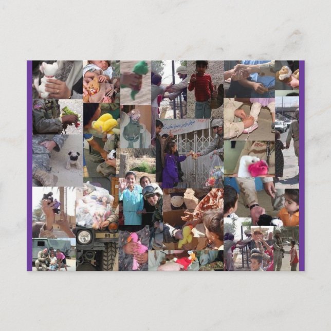 Cartão Postal Toucas Para Nossas Tropas (Frente)